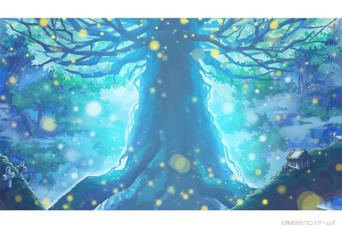 巨木の背景イラスト